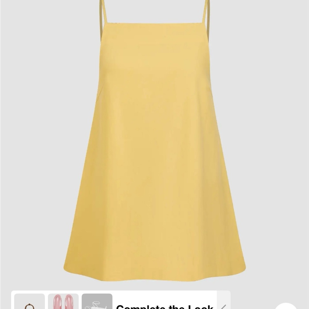 Cider Yellow A-Line Dress